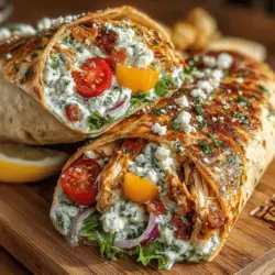 Basil Bliss Chicken Wraps
