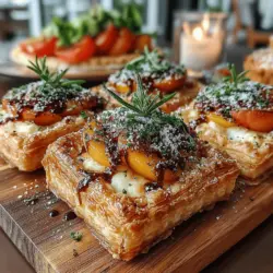 In the world of culinary delights, the combination of sweet and savory elements often creates a harmonious symphony that tantalizes the taste buds. Enter the Sweet Symphony Tarts: Peach & Brie Bliss, a recipe that embodies this delightful contrast. These tarts not only showcase the luscious sweetness of ripe peaches but also highlight the creamy richness of Brie cheese, resulting in a dish that's as pleasing to the eye as it is to the palate.