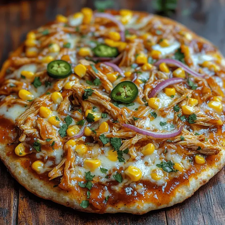 Crispy BBQ Chicken Flatbread Delight is more than just a meal; it’s an experience that brings together the smoky, tangy flavors of barbecue chicken with the satisfying crunch of a perfectly baked flatbread. This dish appeals to food lovers of all ages, as it combines comfort food with the excitement of creative culinary exploration. Whether you are hosting a casual gathering, preparing a quick weeknight dinner, or looking for an impressive dish to serve at a party, this flatbread is sure to delight everyone at the table.