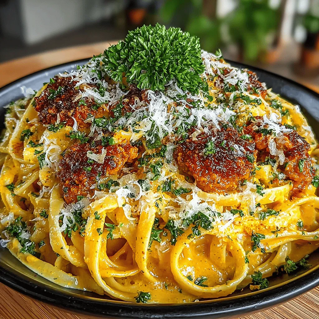 As the crisp autumn air settles in and the leaves begin to change, there’s no better way to embrace the season than with a comforting bowl of creamy garlic Parmesan pumpkin pasta. This delightful dish not only celebrates the rich flavors of fall but also provides a warm hug in a bowl, perfect for cozy evenings spent indoors. With its velvety sauce and the subtle sweetness of pumpkin, this pasta recipe is sure to become a staple in your autumn meal rotation.