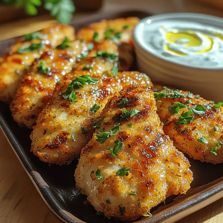 When it comes to comfort food, few dishes can rival the satisfaction of homemade Garlic Herb Chicken Tenders with Ranch Dip. This recipe combines the crispy, tender goodness of chicken with a burst of fresh flavors from herbs, making it a delightful choice for any occasion. Whether you’re looking for the perfect snack for game day, a crowd-pleasing appetizer for a party, or a wholesome main dish for dinner, these chicken tenders are sure to impress.
