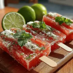As the sun shines brightly and temperatures rise, nothing quite compares to the refreshing delight of homemade popsicles. Summer treats evoke joyful memories of long, lazy days spent outdoors, and what better way to beat the heat than with a cool, flavorful popsicle? Enter the Tropical Tajín Watermelon Pops—an innovative fusion of juicy watermelon and zesty Tajín seasoning that promises to tantalize your taste buds while keeping you cool and hydrated.