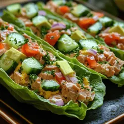 In recent years, the trend of healthy eating and meal prep has surged in popularity, with many individuals seeking nutritious options that fit into their busy lifestyles. As the weather warms up, the appeal of fresh, light meals becomes even more pronounced. People are increasingly drawn to dishes that not only satisfy their taste buds but also promote overall well-being. Among these delightful options, Fresh & Zesty Tuna Salad Lettuce Wraps stand out as a versatile and nutritious choice, perfect for lunch or a light dinner.