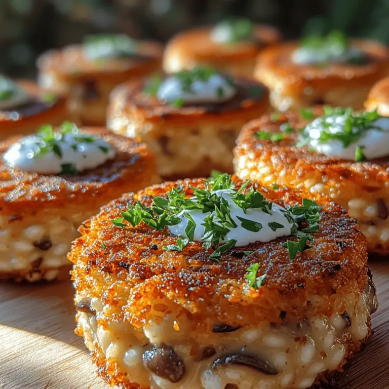 If you're searching for a dish that encapsulates comfort and culinary creativity, look no further than risotto cakes. These delightful treats combine the creamy, rich texture of risotto with the satisfying, crispy exterior of a cake. The concept of transforming traditional risotto into cake form elevates this classic Italian dish to new heights, making it not only an impressive centerpiece for a dinner party but also a comforting meal for a cozy night in.