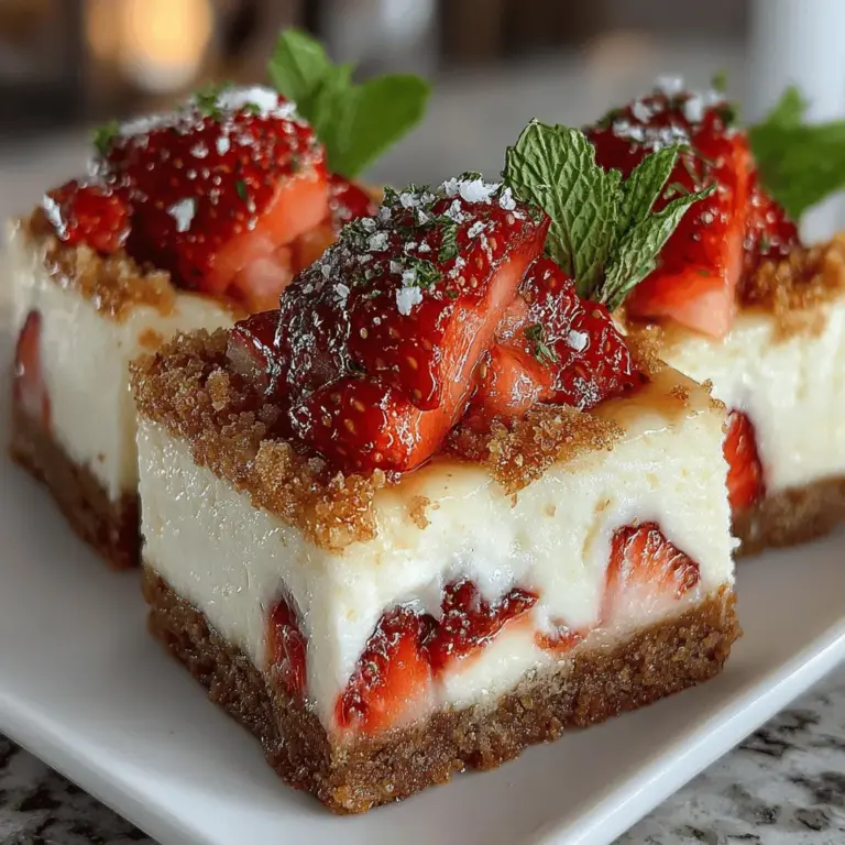 No-bake desserts have become a staple in kitchens around the world, especially during the warmer months when turning on the oven is the last thing anyone wants to do. These simple yet satisfying treats allow for creativity and indulgence without the fuss of baking. Among the myriad of no-bake options, Strawberry Dream Bars stand out as a particularly refreshing summer delight. With their vibrant color and luscious flavor, they embody the essence of the season and make for an irresistible dessert that can be enjoyed by all.