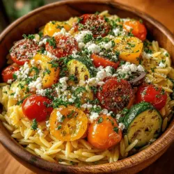 When it comes to creating a dish that bursts with flavor, freshness, and nutritional benefits, the Zesty Orzo Salad with Roasted Veggies stands out as a top choice. This delightful recipe features tender orzo pasta combined with an array of colorful, roasted vegetables, creating a symphony of tastes and textures that is as pleasing to the palate as it is to the eye. Whether you're looking for a side dish to complement your grilled meats or a light main course for a warm summer evening, this salad is incredibly versatile and sure to impress.