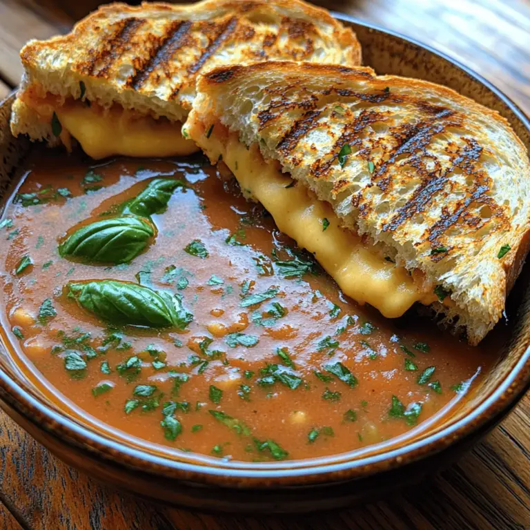 When it comes to comfort food, few dishes evoke the same warmth and nostalgia as a steaming bowl of homemade soup paired with the quintessential grilled cheese sandwich. Among the myriad of soup varieties, the classic tomato basil soup stands out as a timeless favorite. Its creamy texture, vibrant flavors, and soothing warmth transform any meal into a delightful experience. Whether enjoyed on a chilly winter day or a balmy summer evening, this dish is perfect for all seasons and occasions, bringing families and friends together over a shared love of hearty, wholesome food.