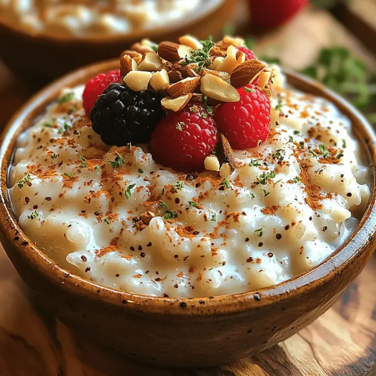 Rice pudding is a beloved comfort food that has transcended cultures and generations, cherished for its creamy texture and subtly sweet flavor. Among the myriad variations of this classic dish, Velvety Vanilla Bean Rice Pudding stands out as a sophisticated and indulgent treat. This recipe takes the traditional rice pudding and elevates it with the aromatic essence of real vanilla beans, creating a dessert that is not only comforting but also luxurious.