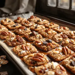 Crunchy Maple Nut Clusters offer a delightful fusion of wholesome ingredients that come together to create an irresistibly tasty and satisfying snack. The combination of nuts, rolled oats, and a hint of sweetness from maple syrup results in clusters that are not only delicious but also packed with nutritional benefits. These treats are perfect for busy individuals and families seeking a healthy alternative to conventional store-bought snacks. With their rich flavor and satisfying crunch, Crunchy Maple Nut Clusters make for an ideal on-the-go snack, breakfast addition, or even a guilt-free dessert.