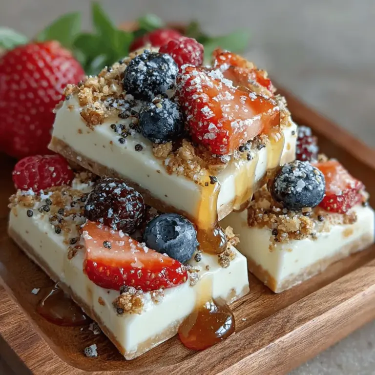 In today's health-conscious world, the appeal of desserts has evolved significantly. Traditional indulgences are being replaced with healthier alternatives that do not compromise on taste or satisfaction. One such delightful creation is the Berry Bliss Frozen Yogurt Bark with Crunchy Granola. This recipe embodies the essence of a refreshing and nutritious snack that is perfect for any time of the day. Whether you are looking for a post-workout treat, a midday pick-me-up, or a light dessert, this frozen yogurt bark delivers a delightful balance of flavors and textures that will leave you craving more.