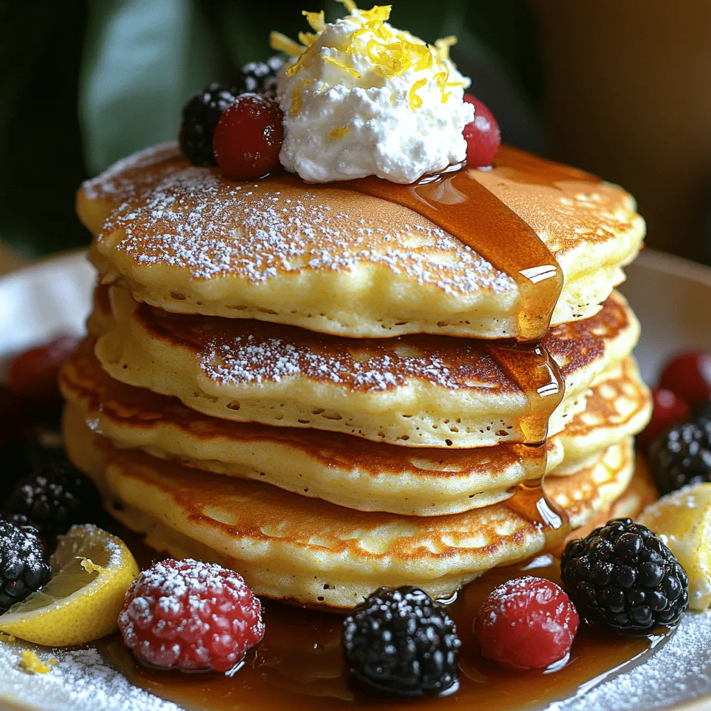 If you’re on the hunt for a breakfast that’s as light as a cloud and bursting with flavor, look no further than Zesty Lemon Ricotta Cloud Pancakes. These pancakes are not just a treat for the taste buds; they also carry a delightful history rooted in the rich culinary traditions of Italy. The combination of fluffy ricotta cheese and zesty lemon creates a unique texture and taste that elevates the humble pancake to gourmet status. Originating from Italian cuisine, where ricotta is often used in both sweet and savory dishes, these pancakes encapsulate a blend of comfort and sophistication.
