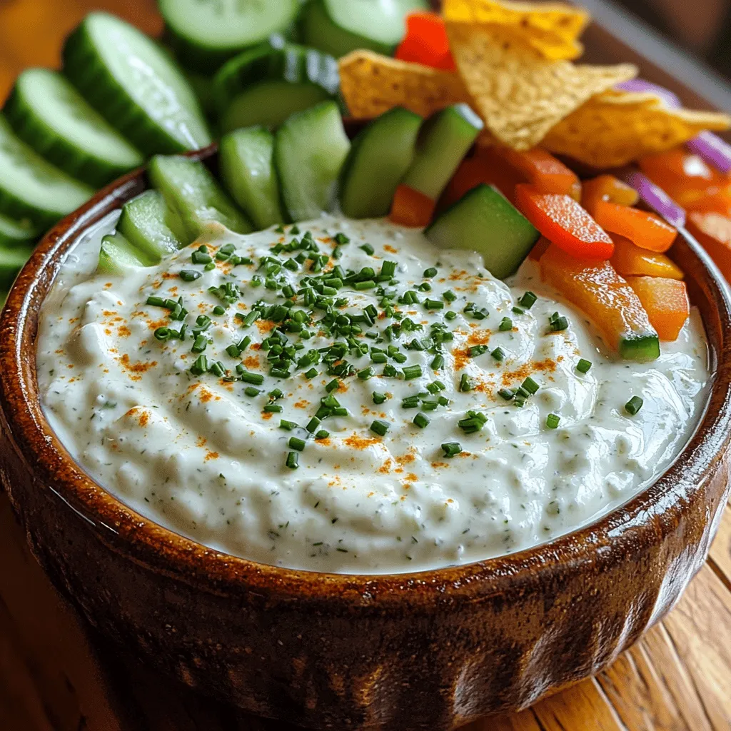 Dips have become a staple in social gatherings and everyday snacking, effortlessly adding flavor and fun to any occasion. Whether it's a festive party, a casual get-together, or a cozy movie night at home, having a selection of dips on hand elevates the experience and brings people together. Among the myriad of options available, ranch dip has consistently remained a favorite. However, with increasing health consciousness, many are seeking lighter alternatives that don’t sacrifice flavor. Enter the Creamy Greek Yogurt Ranch Dip—a deliciously wholesome choice that takes the traditional ranch dip you love and gives it a nutritious twist.