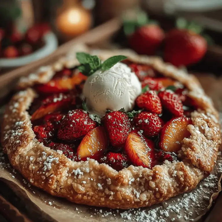 The galette is a cherished dessert that embodies the essence of rustic baking. Originating from France, this free-form pastry has captivated the hearts and taste buds of many with its simplicity and versatility. Unlike traditional pies and tarts that require precision and meticulous assembly, galettes invite a more laid-back approach. This makes them not only a staple for seasoned bakers but also an accessible option for those just beginning their culinary journey.