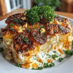 When it comes to comfort food, few dishes can compete with the warm, inviting allure of Creamy Crockpot Cheesy Scalloped Potatoes. This quintessential dish is a delightful combination of rich, creamy textures and the earthy goodness of potatoes, making it a beloved staple on dinner tables across the country. Whether you’re looking to impress guests at a family gathering, provide a hearty side dish for a potluck, or simply enjoy a cozy meal on a weeknight, this recipe offers unparalleled convenience and flavor. Using a crockpot allows busy home cooks to prepare this indulgent side with minimal effort, letting them focus on what really matters—enjoying the meal with loved ones.