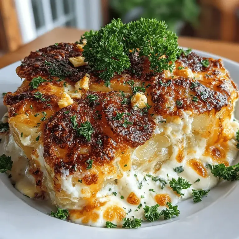 When it comes to comfort food, few dishes can compete with the warm, inviting allure of Creamy Crockpot Cheesy Scalloped Potatoes. This quintessential dish is a delightful combination of rich, creamy textures and the earthy goodness of potatoes, making it a beloved staple on dinner tables across the country. Whether you’re looking to impress guests at a family gathering, provide a hearty side dish for a potluck, or simply enjoy a cozy meal on a weeknight, this recipe offers unparalleled convenience and flavor. Using a crockpot allows busy home cooks to prepare this indulgent side with minimal effort, letting them focus on what really matters—enjoying the meal with loved ones.