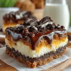 In the ever-evolving world of desserts, no-bake recipes have carved out a beloved niche for themselves. With their simple preparation and delightful flavors, these treats have become a go-to choice for both novice bakers and seasoned confectioners alike. Among the myriad of no-bake options available, the No-Bake Oreo Cookie Dough Bars stand out as an irresistibly sweet indulgence that combines the iconic taste of Oreos with the creamy richness of cookie dough. This recipe is not just a treat; it’s a celebration of flavor and convenience, making it perfect for any occasion.