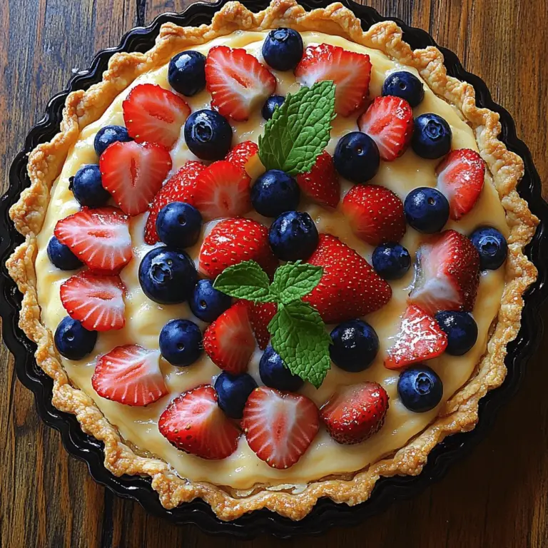 In the realm of desserts, few creations capture the heart quite like the velvety vanilla custard tart. This elegant pastry is a celebration of simplicity and sophistication, marrying the rich, complex flavors of vanilla custard with a perfectly baked tart shell. Its creamy filling, encased in a buttery crust, not only pleases the palate but also serves as a stunning centerpiece for any gathering. Whether it’s a festive occasion or a casual dinner, the velvety vanilla custard tart elevates the dessert experience, making it a beloved choice across various cultures and cuisines.