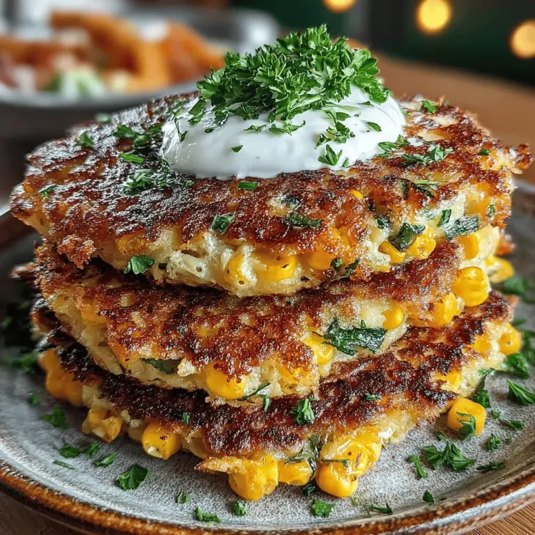 When it comes to delightful comfort food that packs a nutritional punch, Zesty Zucchini Corn Cakes shine as a standout choice. These savory treats are not only delicious but also versatile enough to suit a variety of occasions, from casual family dinners to festive summer gatherings. Their vibrant flavors and appealing textures make them a perfect addition to any table, ensuring that everyone—vegetarians and meat lovers alike—will be clamoring for seconds.