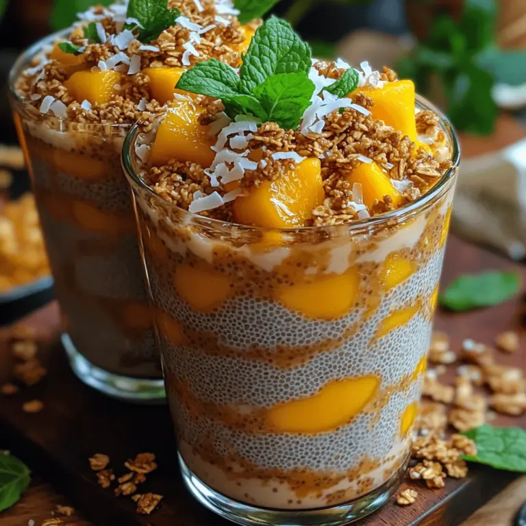 In the world of culinary delights, few dishes can match the vibrant allure and nutritional benefits of a Silky Coconut Mango Chia Parfait. This refreshing treat combines the rich creaminess of coconut with the tropical sweetness of ripe mangoes, all layered elegantly with the healthful goodness of chia seeds. Not only is this parfait a visual feast, but it also serves as a delightful breakfast option or a healthy dessert that can tantalize the taste buds any time of day.