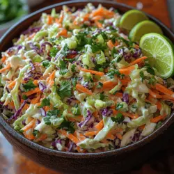 Coleslaw is a quintessential side dish that often graces tables at barbecues, picnics, and family gatherings. However, if you're looking to elevate this classic dish, our Zesty Cilantro Lime Coleslaw is the perfect solution. This vibrant and refreshing twist incorporates fresh cilantro and zesty lime, bringing a burst of flavor that is both invigorating and addictive. Not only does this recipe add a delightful crunch to your meal, but it also serves as a perfect complement to grilled meats, tacos, and sandwiches.