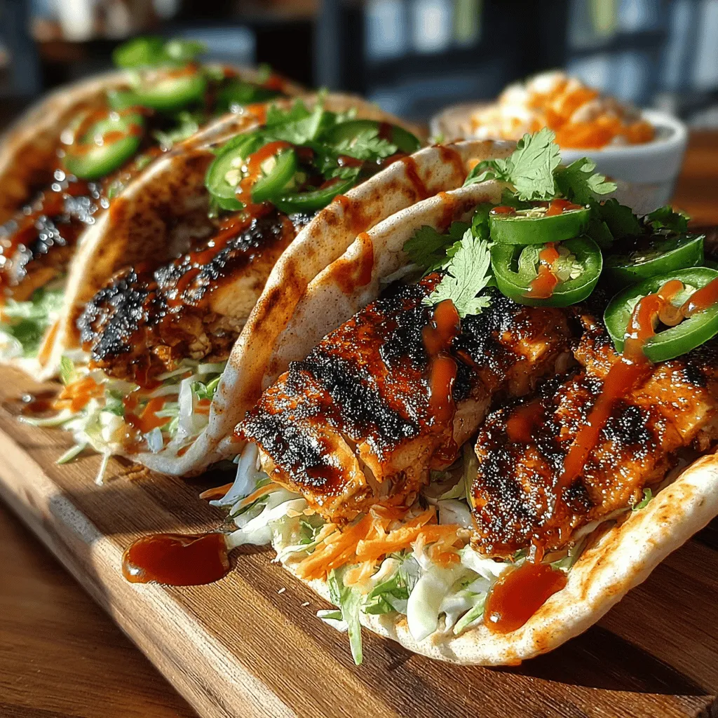 When it comes to quick and delicious meals, Sweet Chili Glazed Chicken Pita Wraps stand out as a perfect combination of flavors and textures. This dish brings together tender, marinated chicken thighs glazed in a sweet and spicy sauce, wrapped in soft whole wheat pita bread, and complemented by a medley of fresh vegetables. It's not just a meal; it's an experience that tantalizes your taste buds and keeps you coming back for more.