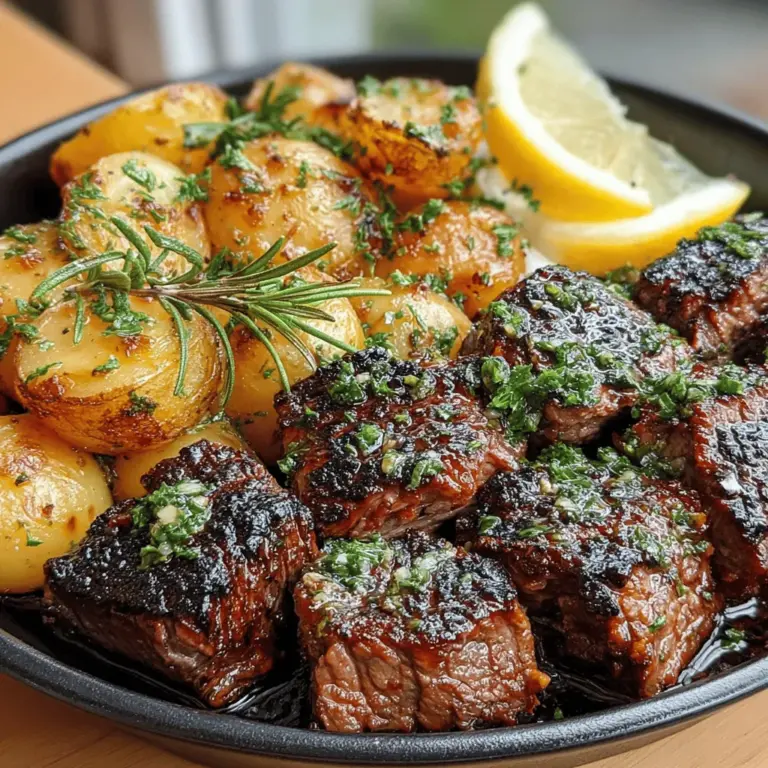 If you're on the lookout for a dish that combines simplicity with robust flavor, look no further than Garlic Butter Steak & Potato Sheet Pan. This one-pan wonder is not only a feast for the senses but also an ideal solution for busy weeknights when time is of the essence. With minimal cleanup and a meal that comes together in under an hour, it's easy to see why this dish has gained popularity among home cooks.