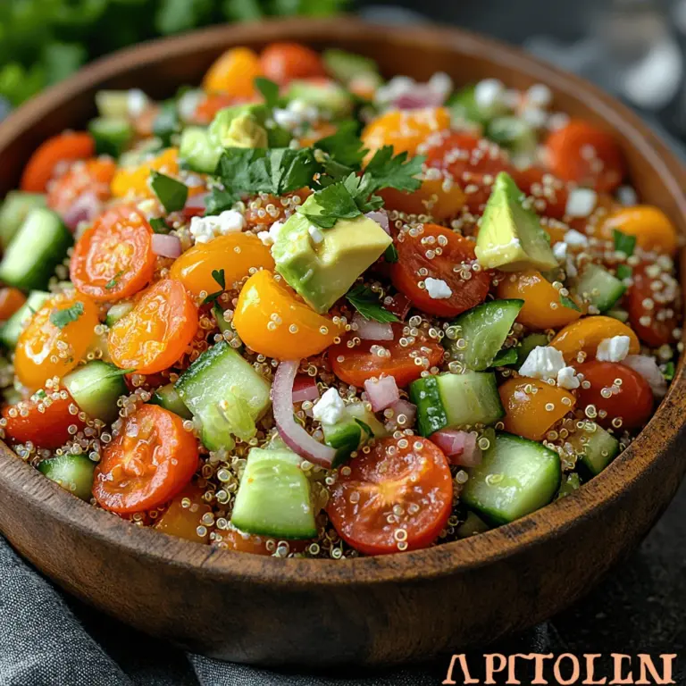 Plating your Light Citrus Quinoa Salad beautifully can elevate its appeal, making it a centerpiece for any meal. Here are a few ideas for presentation: