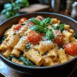 In the world of culinary delights, few dishes evoke the comfort and satisfaction that pasta does. Among the myriad of pasta recipes, Creamy Tuscan White Bean Pasta stands out as not only a feast for the senses but also a nourishing option that can be easily made at home. This dish masterfully combines the richness of a creamy sauce with the wholesome goodness of white beans and fresh vegetables, creating a hearty meal that suits both weeknight dinners and special occasions. Packed with flavor and nutrition, this pasta recipe is destined to become a cherished staple in your kitchen.