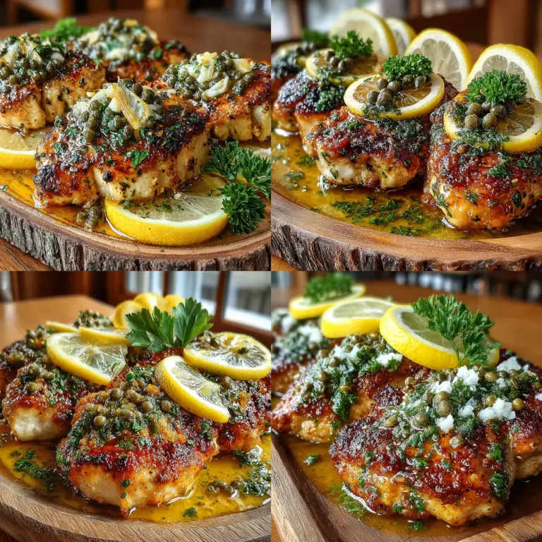 Zesty Lemon Butter Chicken Piccata is a delightful twist on the classic Italian dish, bringing together the bright flavors of lemon and the rich indulgence of butter. This dish has gained popularity not only for its exquisite taste but also for its simplicity and versatility, making it a perfect choice for both casual weeknight dinners and elegant gatherings. The combination of tender chicken, zesty lemon, and savory capers creates a flavor profile that is both refreshing and comforting, appealing to a wide variety of palates.