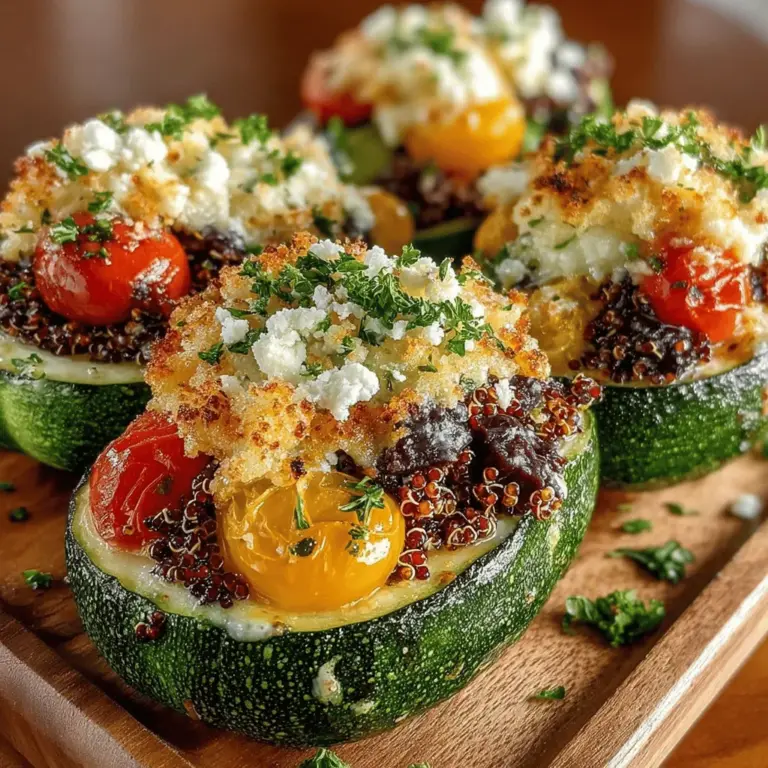 In recent years, the trend toward healthy eating has gained significant momentum, with individuals and families increasingly gravitating towards plant-based recipes that offer both nourishment and flavor. The desire for dishes that are not only satisfying but also wholesome has led to the rise of innovative culinary creations. One such dish that encapsulates this trend is the Cheesy Mediterranean Zucchini Boats. This recipe is a delightful and nutritious option that showcases the versatility of zucchini—a humble vegetable that can serve as a vessel for a variety of delicious fillings.