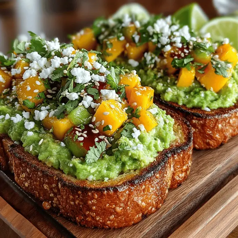 To fully appreciate the Tropical Bliss Mango Avocado Toast, it's essential to understand the star ingredients that make this dish not only delicious but also a nutritional powerhouse.
