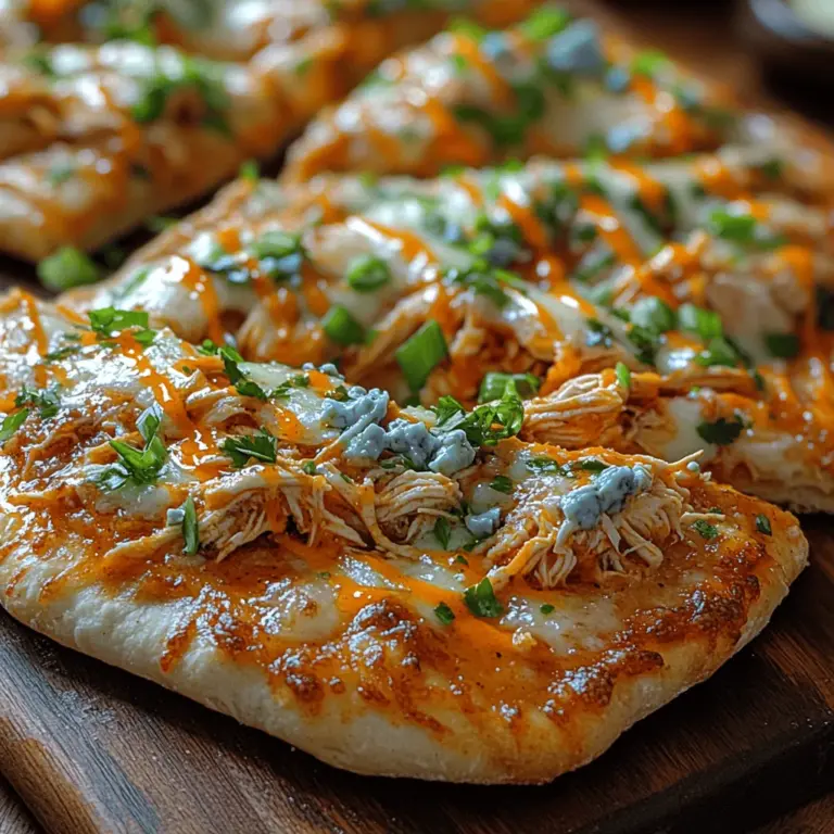 Buffalo chicken dishes have become a staple in American cuisine, celebrated for their bold flavors and satisfying heat. From wings smothered in zesty sauce to creamy dips served at parties, buffalo chicken has captured the hearts and taste buds of many. Among the array of buffalo-inspired recipes, Spicy Buffalo Chicken Flatbread stands out as a versatile and crowd-pleasing option, perfect for gatherings, game days, or casual dinners at home.