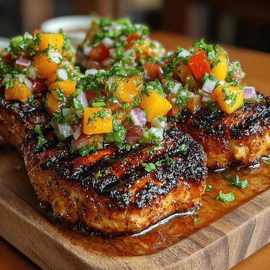 When it comes to summer cooking, few dishes can rival the vibrant and refreshing flavors of Grilled Chicken with Peach Salsa. This dish beautifully marries the savory essence of grilled chicken with the sweet, juicy notes of ripe peaches, creating a harmonious balance that excites the palate. The combination not only enhances the taste but also brings a burst of color to your dinner table, making it an eye-catching centerpiece for any meal.