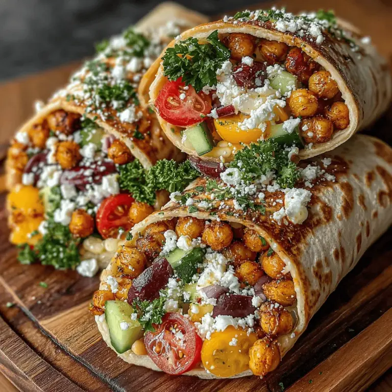 In recent years, the trend toward healthy eating has transformed the way we approach meals, with wraps gaining significant popularity as a convenient and nutritious option. They offer a versatile vessel for a multitude of flavors and ingredients, allowing for endless creativity in the kitchen. Among the plethora of wrap recipes available, Crispy Chickpea Greek Salad Wraps stand out as a flavorful and wholesome choice. This delightful recipe not only brings together a medley of textures and tastes but also packs a nutritional punch, making it an ideal meal for any time of the day.