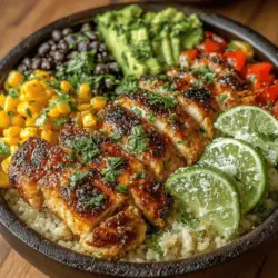 Zesty Grilled Chicken Bowls