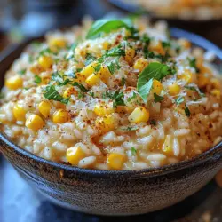 Discover the delightful world of Sweet Corn Risotto Bowls, a dish that beautifully combines creamy Arborio rice with the natural sweetness of corn. Risotto, a classic Italian dish, is renowned for its creamy texture and rich flavor profile, making it a staple in many households. This Sweet Corn Risotto not only embodies the comforting essence of traditional risotto but also brings a fresh twist with the addition of sweet corn, creating a perfect balance of flavors that is both satisfying and nourishing.