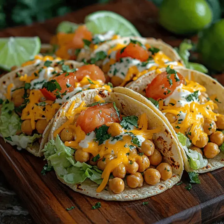 Tacos have long been a beloved staple in many cuisines, celebrated for their versatility and flavor. As the culinary world embraces a more plant-based approach, the popularity of tacos has evolved to include creative, health-conscious options that cater to a wider audience. Among these innovative recipes are Crunchy Ranch Chickpea Tacos, a delightful fusion of taste and nutrition that will tantalize your taste buds while keeping your meal wholesome.