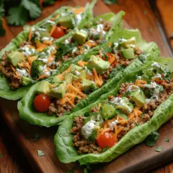 In recent years, low-carb diets have surged in popularity, capturing the attention of health enthusiasts and casual eaters alike. As more people seek to reduce their carbohydrate intake for weight management or overall health improvement, innovative recipes that fit within these dietary guidelines have become essential. One such recipe that stands out is the Zesty Low-Carb Taco Lettuce Wraps. This dish not only delivers the satisfying flavors of traditional tacos but also offers a healthy alternative that aligns with low-carb lifestyle choices.