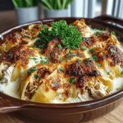 Creamy Chicken Alfredo Shell Bake is a delicious and comforting dish that brings together the rich flavors of creamy Alfredo sauce, tender chicken, and cheesy pasta shells. This recipe is perfect for family dinners, special occasions, or any time you crave a hearty meal. With its creamy texture and savory taste, this dish is sure to become a favorite in your household. In this article, we will explore the ingredients, preparation steps, and creative variations of this delightful recipe.