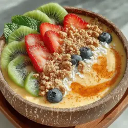 Smoothie bowls have surged in popularity over recent years, becoming a staple in health-conscious households and trendy cafes alike. These vibrant bowls are not only visually appealing, but they also offer a delicious way to pack in essential nutrients. A smoothie bowl allows you to enjoy the benefits of smoothies while adding a variety of toppings that enhance both flavor and texture. Among the myriad of smoothie bowl recipes, the Tropical Bliss Mango Smoothie Bowl stands out as a particularly refreshing and nutritious option.