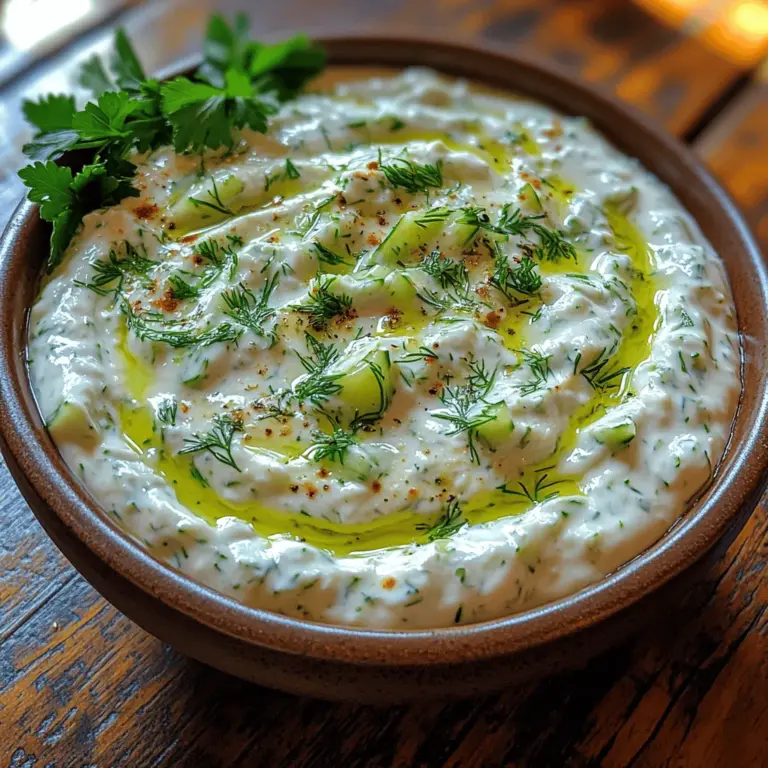 Dips have long held a cherished place in culinary culture, serving as the perfect accompaniment to a variety of dishes or as a standalone treat for gatherings and snacking. From classic hummus to rich cheese spreads, dips provide a way to enhance flavors and bring people together over shared tastes. Among the myriad of options, the Refreshing Creamy Cucumber Yogurt Dip stands out as a versatile and healthy choice that appeals to a wide range of palates. This dip not only offers a refreshing taste but also boasts a nutritious profile, making it an excellent addition to any meal or occasion.