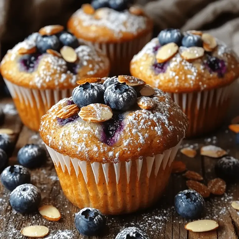 To create the perfect Sweet Blueberry Almond Muffins, it’s essential to understand the key ingredients that contribute to their unique flavor and texture. Each element plays a significant role in the final product, enhancing both taste and nutritional value.
