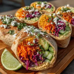 Rainbow Crunch Veggie Wrap Recipe: A Colorful and Nutritious Delight