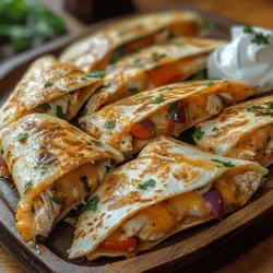 In the world of quick and delicious meals, few dishes can compete with the beloved quesadilla. This Mexican staple is renowned for its simplicity and versatility, making it a favorite among both home cooks and restaurant-goers alike. With its toasted exterior and warm, melty interior, the quesadilla offers a delightful eating experience that can be customized to suit any taste preference. In this article, we will delve into the preparation of crispy chicken quesadilla wedges, a dish that perfectly balances flavor and ease of preparation. Featuring shredded chicken enveloped in a blend of gooey cheeses and fresh vegetables, this recipe is bound to become a staple in your household.