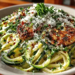 Creamy Garlic Parmesan Zoodles: A Delicious Low-Carb Delight