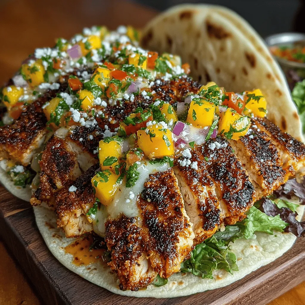 As the seasons shift and the sun begins to shine brighter, there’s no better way to celebrate the warmth than with a dish that embodies the essence of summer. Enter Sunny Grilled Chicken & Mango Salsa Wraps—a delightful combination of tender grilled chicken and a vibrant mango salsa, all wrapped snugly in a soft tortilla. This recipe not only promises a burst of flavor but also caters to those seeking a healthy, nutritious meal that’s quick to prepare and easy to enjoy.