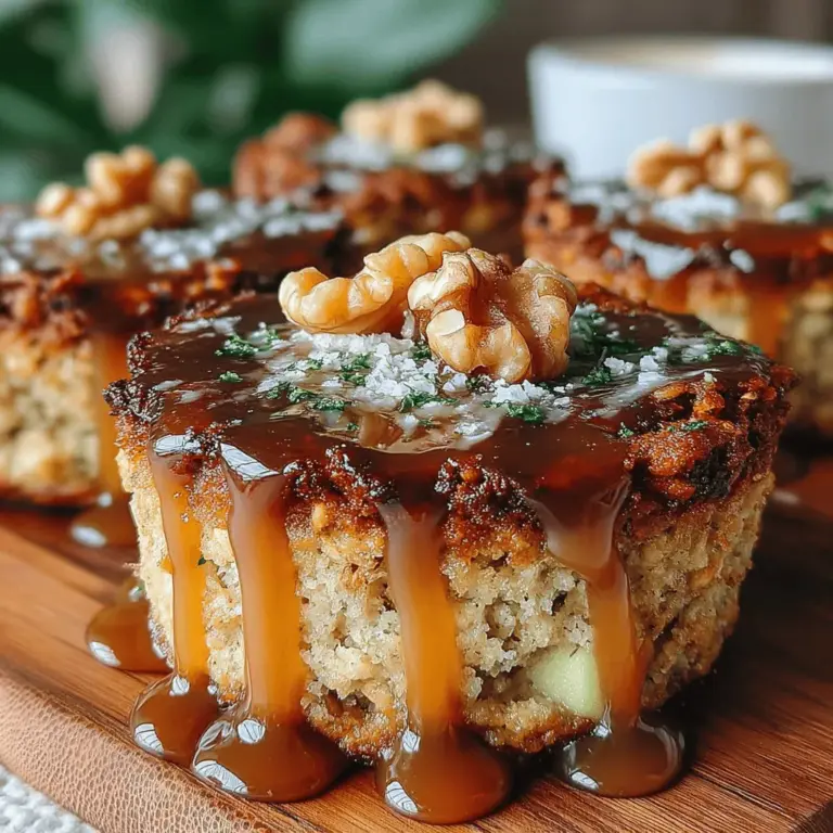 In the world of wholesome breakfasts and delightful snacks, Caramel Apple Baked Oatmeal Cups emerge as a delicious fusion of flavors and textures that cater to both your taste buds and nutritional needs. These delightful cups encapsulate the essence of a cozy autumn morning, where the crispness of apples meets the rich sweetness of caramel. Not only do they offer a scrumptious start to your day, but they also pack a nutritional punch, making them a guilt-free indulgence.