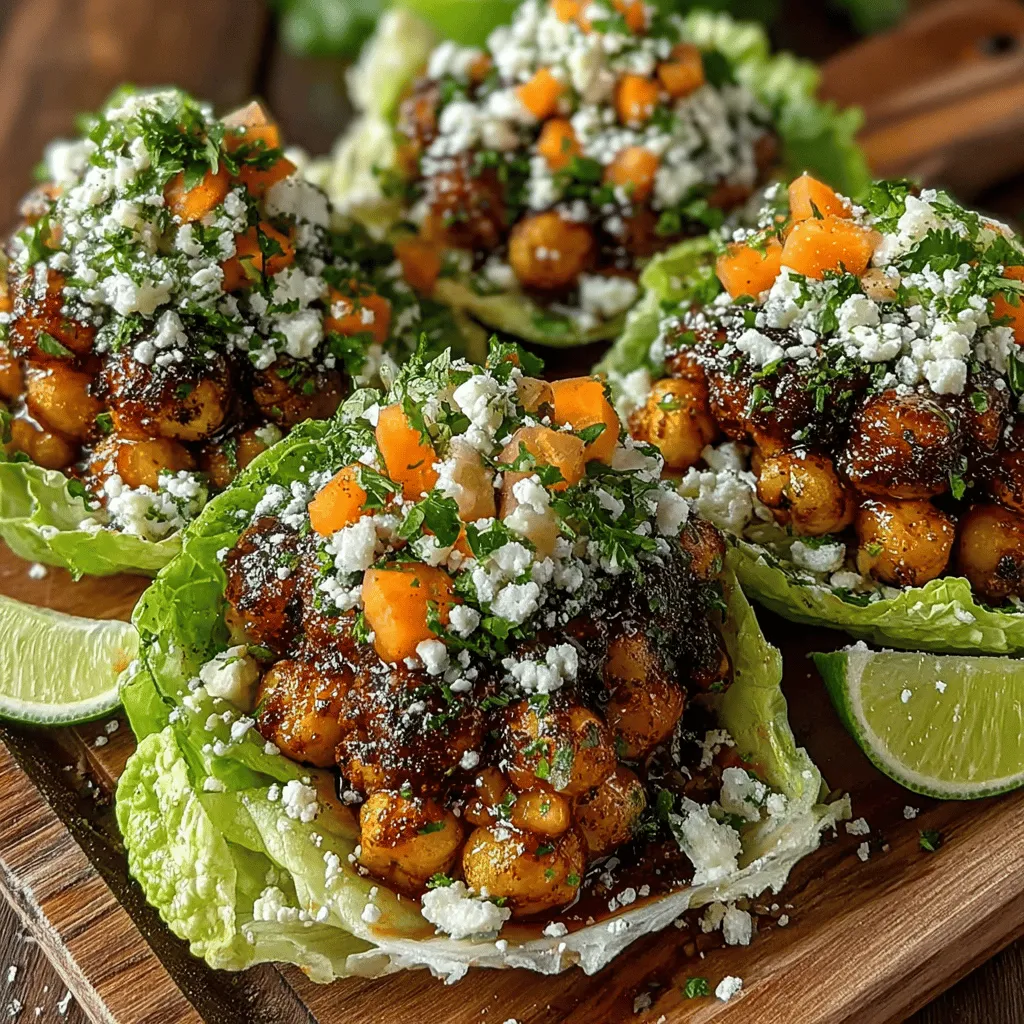 Simmering is a crucial step in creating the perfect Spicy Buffalo Chickpea Lettuce Cups. This technique allows the flavors of the chickpeas, spices, and buffalo sauce to meld beautifully, enhancing the overall taste of the dish. When you simmer the chickpeas with the sauce, the ingredients have time to infuse each other, resulting in a deeper, more vibrant flavor profile. Aim for a gentle simmer for at least 10-15 minutes, stirring occasionally to prevent sticking. This process not only enhances the flavor but also helps the chickpeas absorb the tangy, spicy notes of the buffalo sauce, making every bite satisfying.