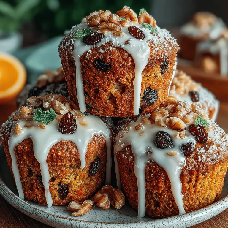 Muffins have long held a cherished place in the culinary world, celebrated for their versatility as both a breakfast staple and a delightful snack. Whether enjoyed fresh out of the oven, packed in a lunchbox, or served at a brunch gathering, muffins can cater to a wide range of tastes and preferences. Among the myriad of muffin varieties, the Frosty Carrot Cake Muffin Coins stand out for their unique combination of flavors that blend the classic taste of carrot cake with the convenience of a muffin format. This delightful recipe not only offers a sweet indulgence but also packs in nutritional benefits, making it a smart choice for health-conscious food lovers.
