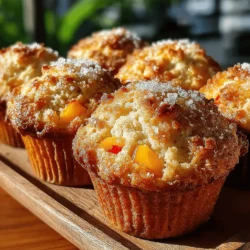 There's something undeniably appealing about homemade muffins that captures the essence of comfort and warmth. Whether enjoyed fresh from the oven with a pat of butter or as a quick grab-and-go snack, muffins have a special place in any baker's heart. They are versatile, easy to prepare, and can be customized to suit various tastes and preferences. Among the myriad of muffin recipes available, Sweet Peachy Bliss Muffins stand out as a delightful way to celebrate the seasonal charm of peaches.